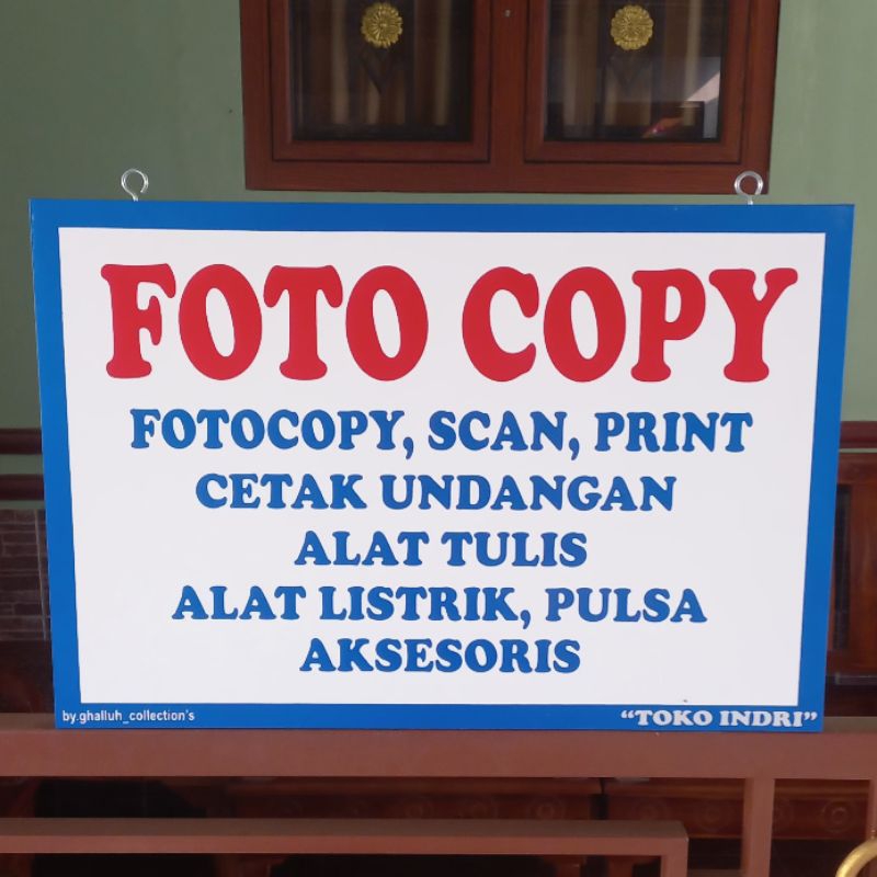 

Papan Nama Tempat Usaha Ukuran 40cm x 60cm