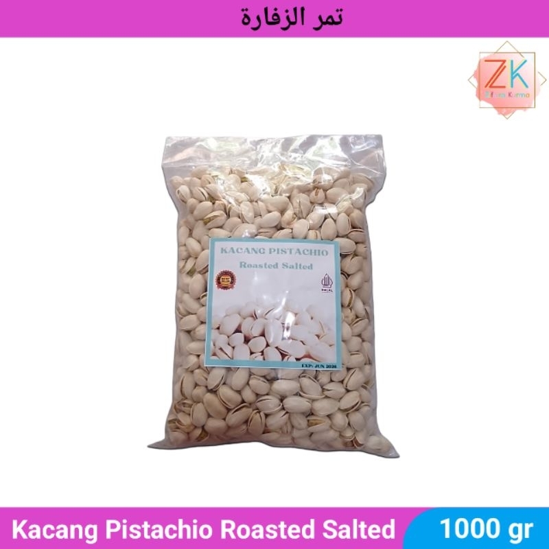 

Kacang Pistachio Panggang / Kacang Fustuk Roasted Salted 1 Kg Gurih Renyah