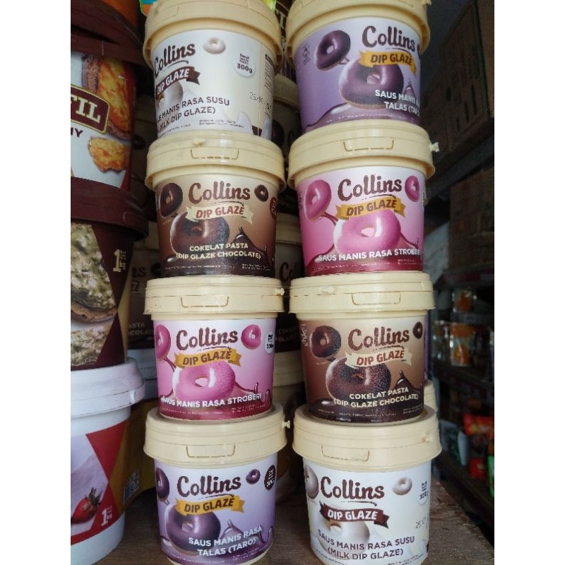 

Collins glaze dark 300gr glaze coklat