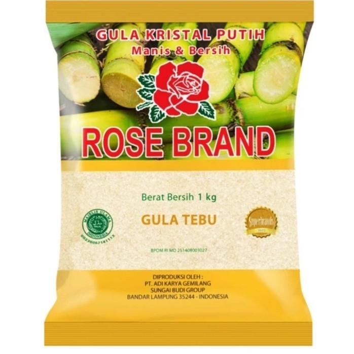 

Gula Pasir Rosebrand 1 Kg