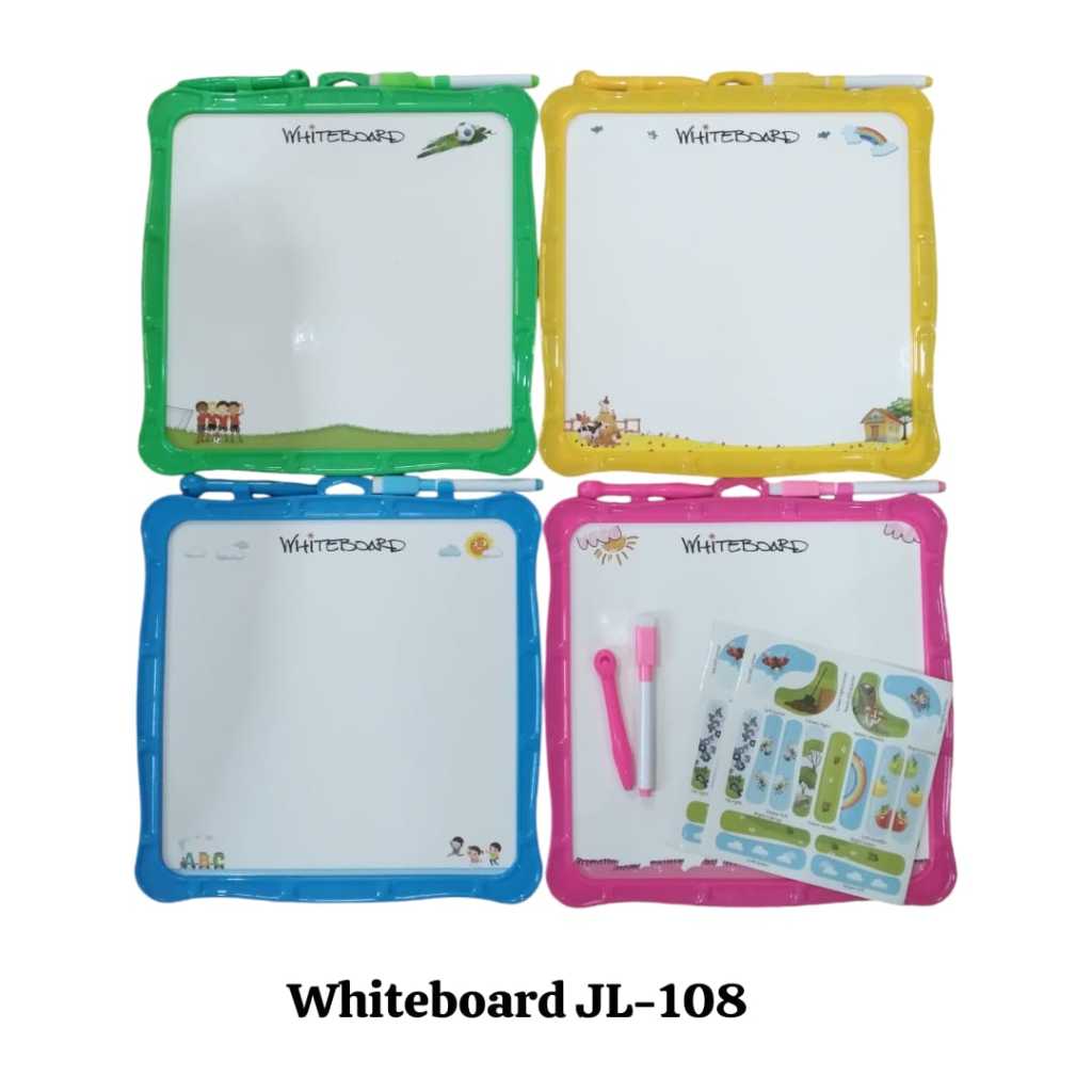 

Papan Tulis Anak Whiteboard Fancy Anak JL-108 Magnet