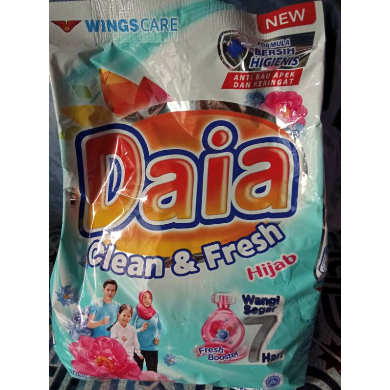 DETERJEN BUBUK DAIA SABUN MENCUCI BAJU KEMASAN 1,6KG