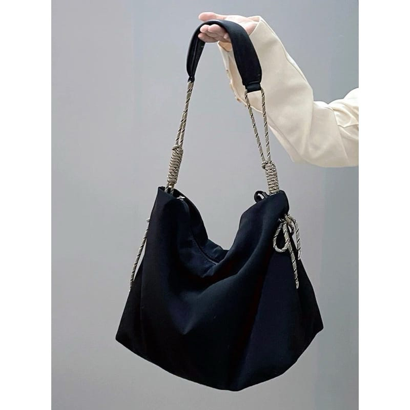 Tas Shoulder Wanita Bahu Tote Cewek Oxford Cloth SLL 8948