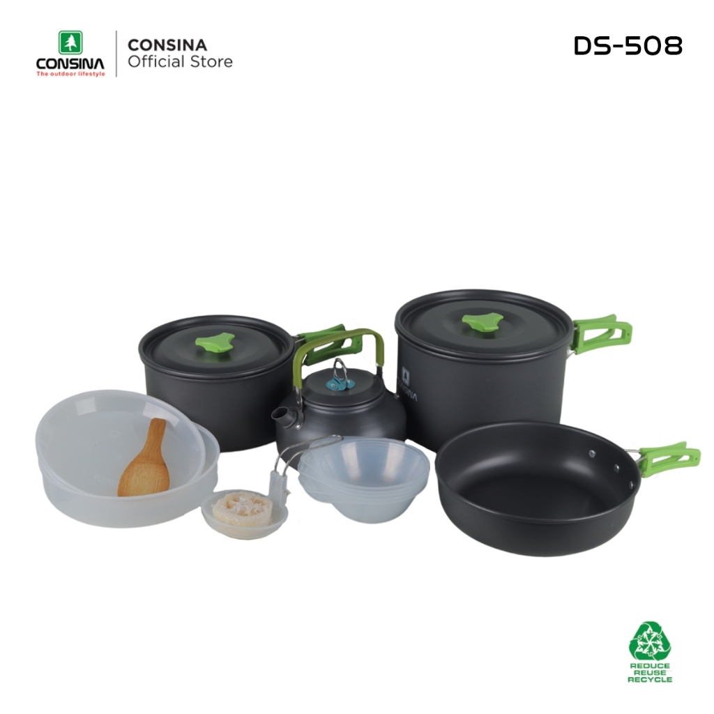 CONSINA COOKING SET CAMPING OUTDOOR DS 508
