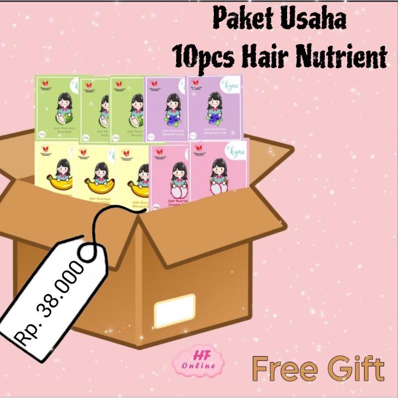 PAKET USAHA 10pcs MASKER PEEL OFF MASKER RAMBUT KYAU