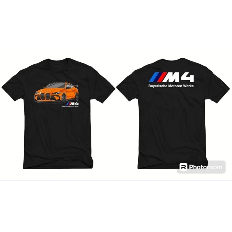 Kaos M4- BMW - Bayerische Motoren Werke M4 Performance- Minxs Otomotif- Tshirt Lengan Pendek Premium