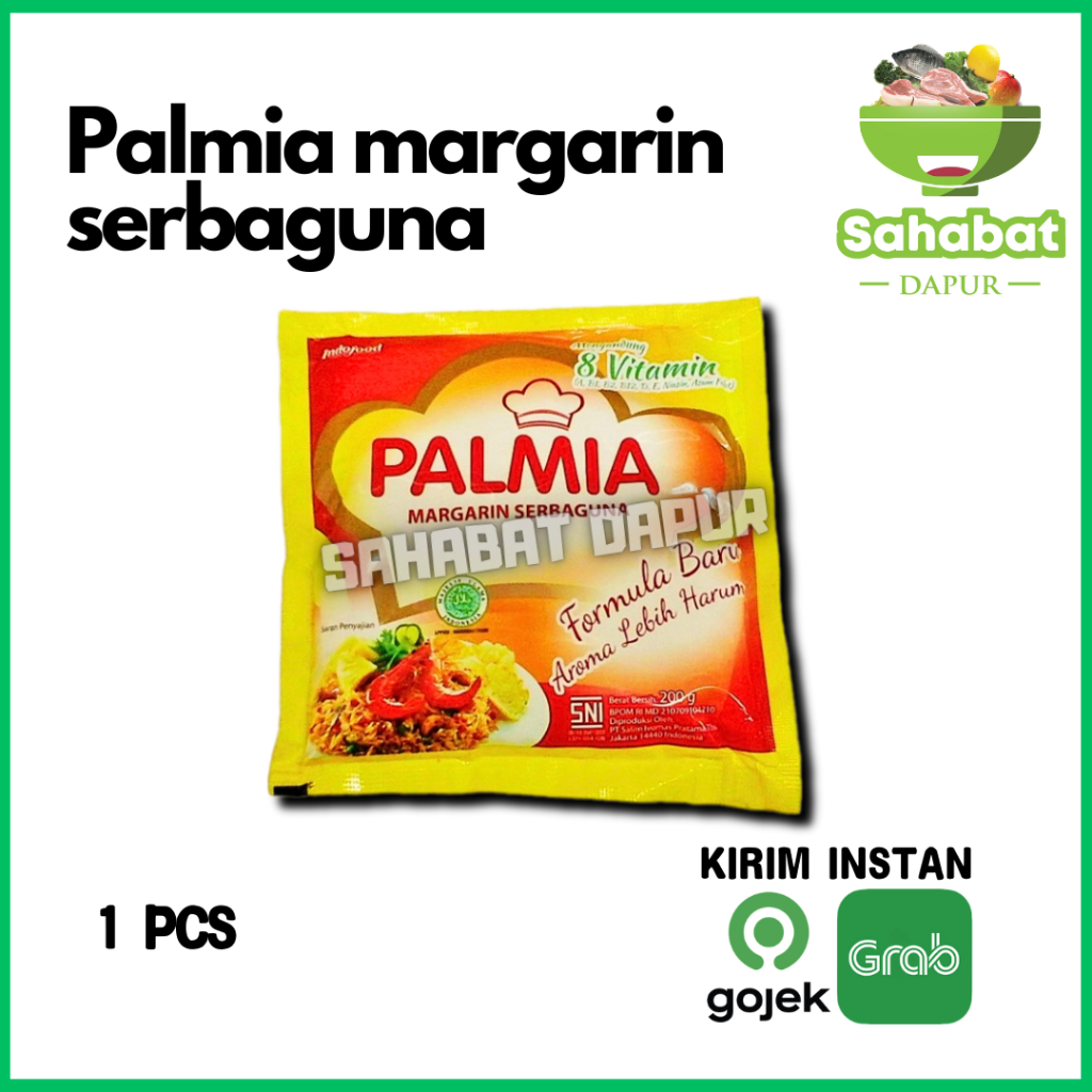 

Palmia Margarin / Mentega Palmia 200gr - SAHABATdapur