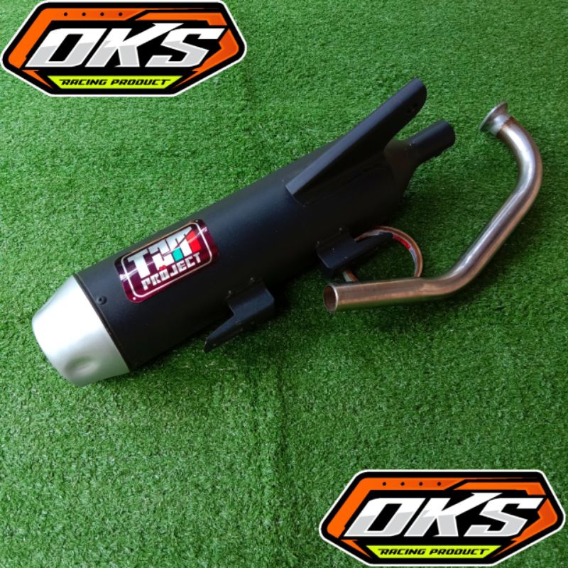 Knalpot Standar Racing Copy TZM Pnp Beat, Vario, Aerox, Nmax, Dll