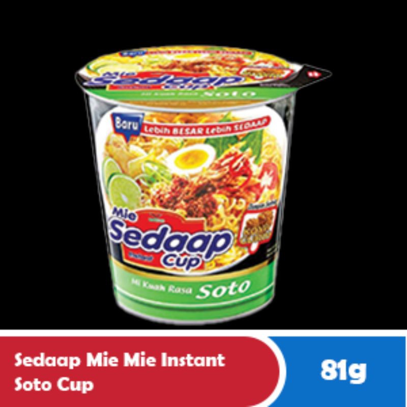 

SEDAAP MIE MIE INSTANT SOTO CUP 77/81g 1PCS