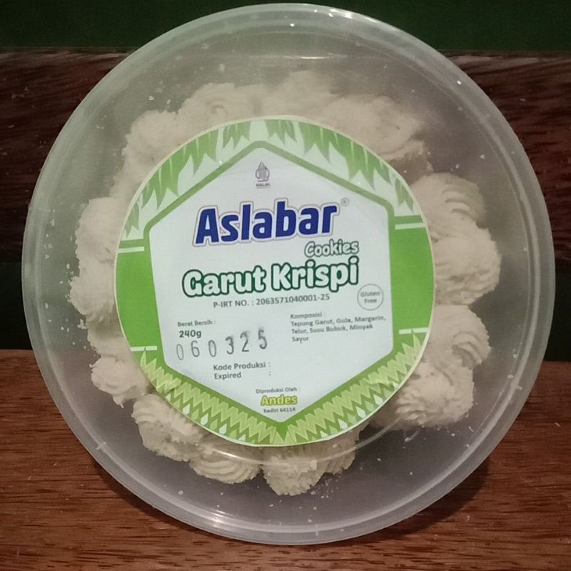 

Kue kering, Garut Ekonomis