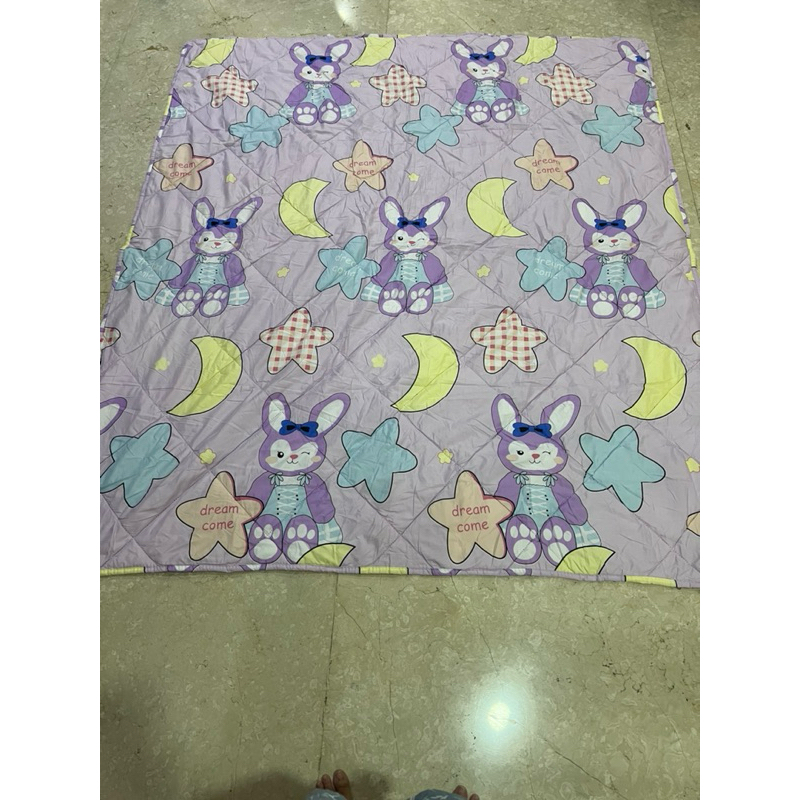 PRELOVED BEDCOVER KING RABBIT 200x200cm/Bedcover KARTUN KARAKTER 180x200cm/Bedcover CALIFORNIA GAMBA