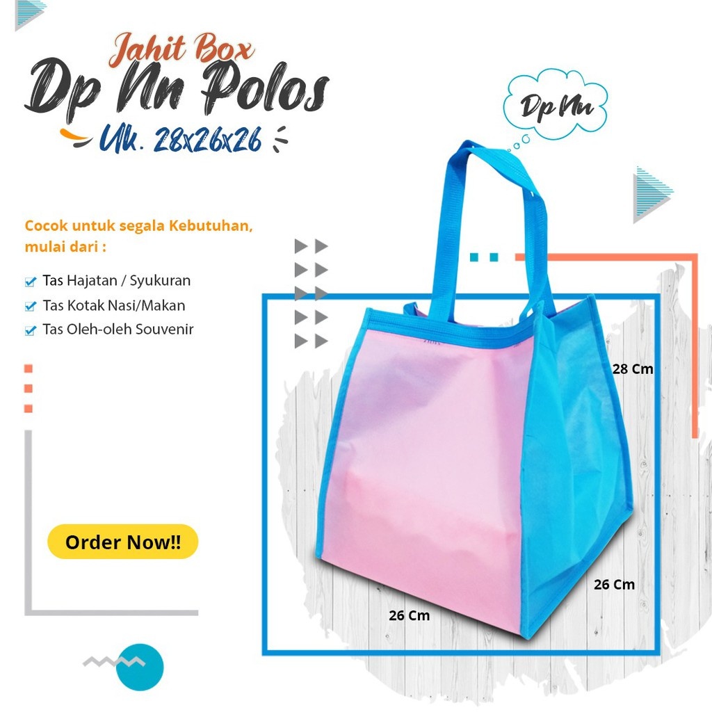 

Tas Hajatan Spunbond Polos Tas Souvenir Spundbond Tas Spunbond 28x262x26