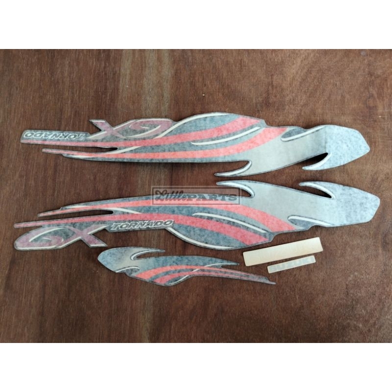 Striping stripe sticker list body bodi suzuki tornado gx ori original