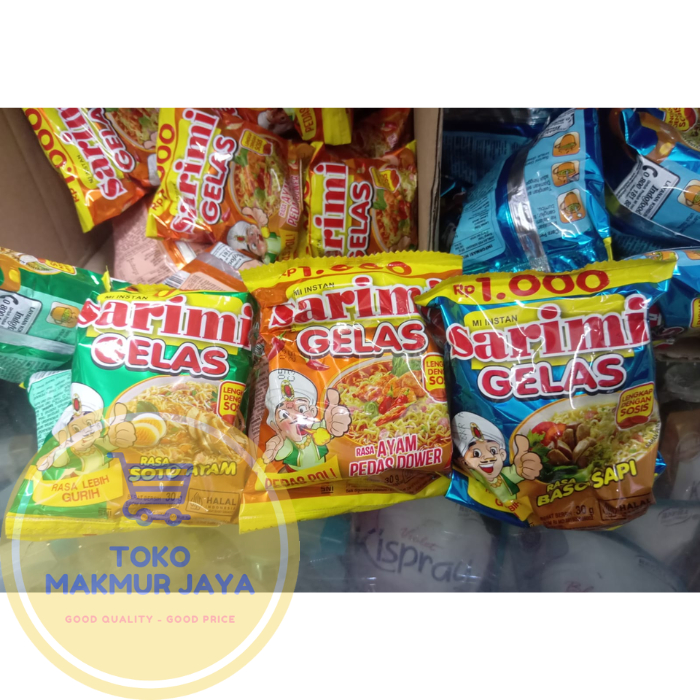 

SARIMI MIE GELAS INSTANT RENCENG | 10pcs
