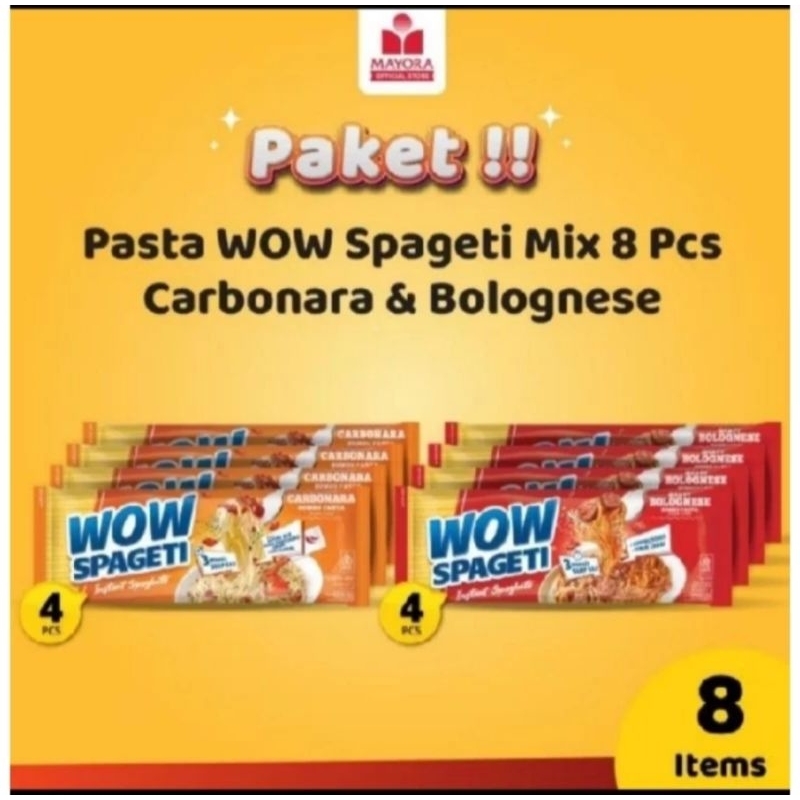 

WOWspageti MIX CARBONARA & BOLOGNES