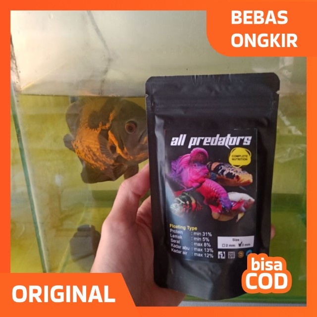 Pelet Pakan Ikan Predator Channa Louhan Pbass Arwana Oscar