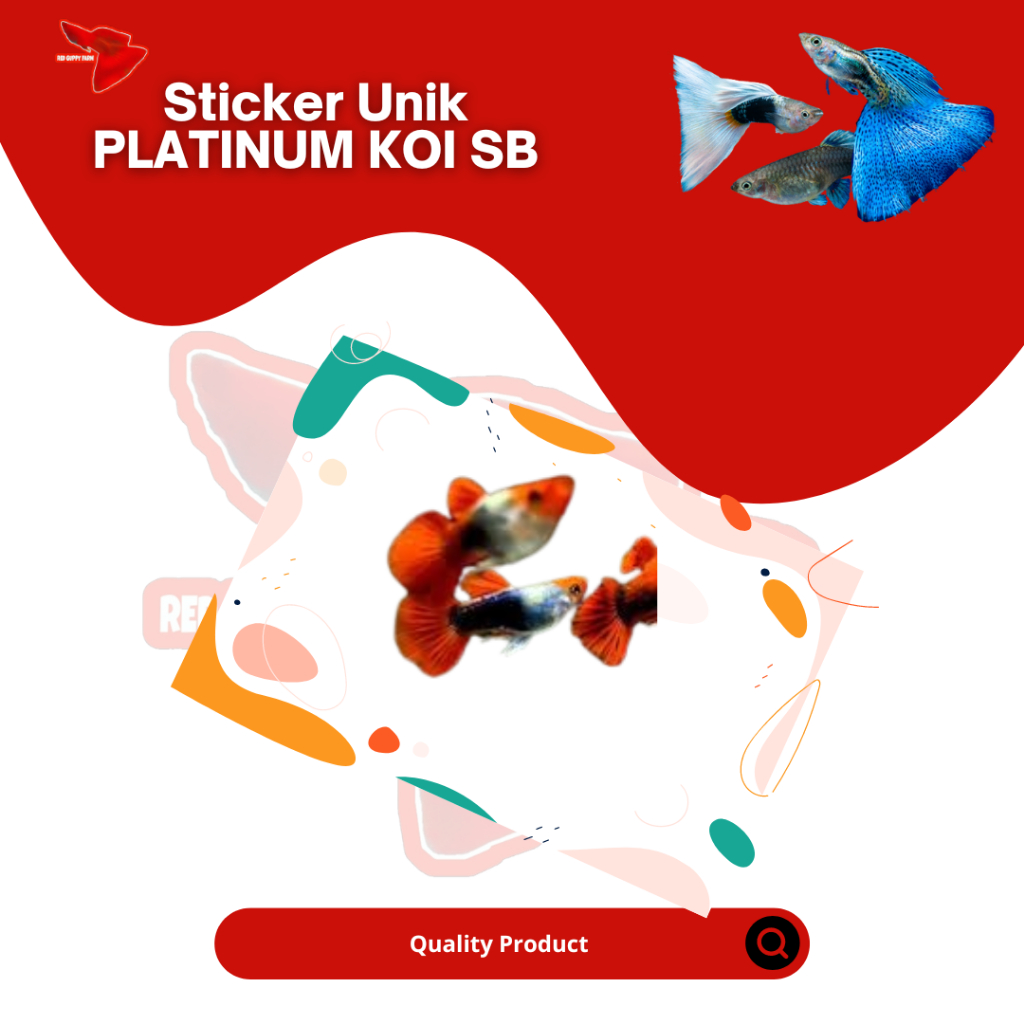 

STICKER UNIK PLATINUM KOI SB