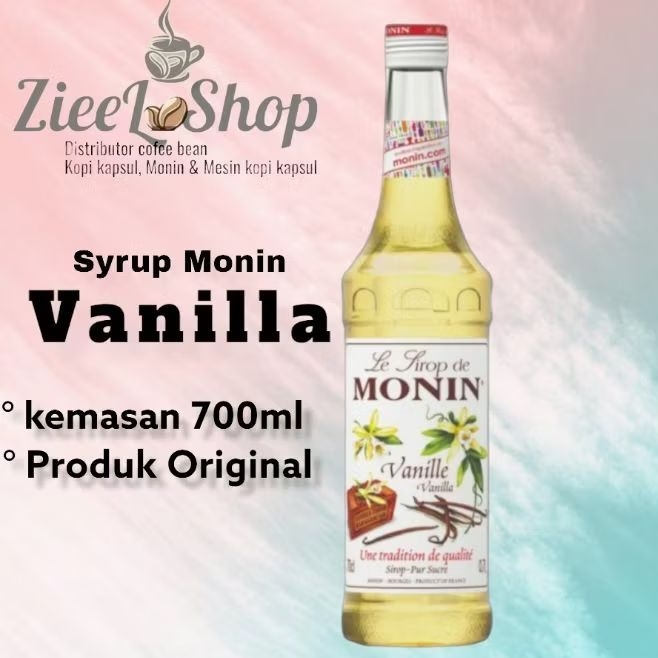 

Monin Syrup - Syrup Vanila 700ml