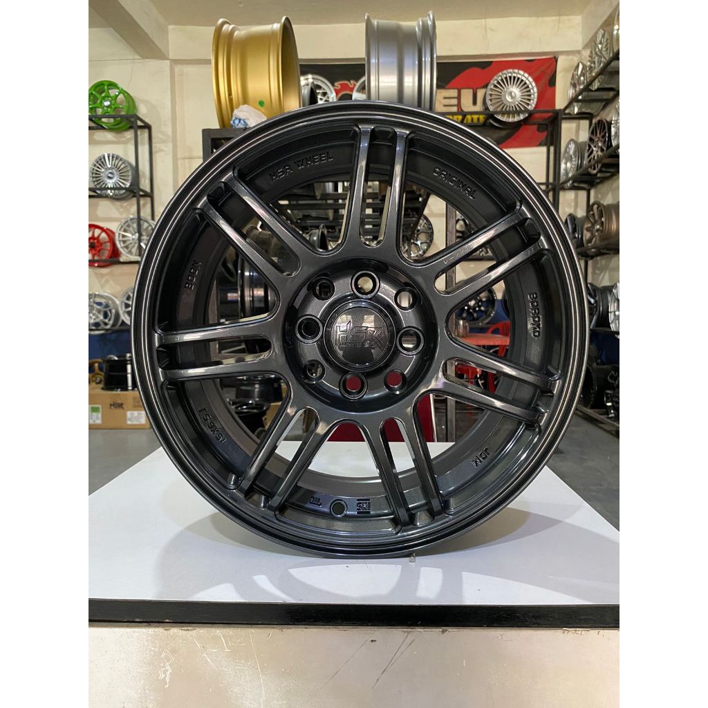 VELG RACING Ring 15 HSR  R15 BOON BOROKO UNTUK AGYA, VIOS,YARIS,MARCH