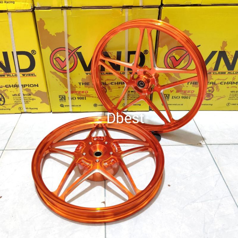 VELG VND RACING V SPEED V2 R 17 PALANG BINTANG LANGIT MIO SPORTY SMILE SOUL GT FINO M3 XEON X RIDE U