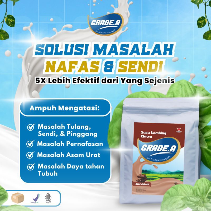 

Susu Kambing Etawa Grade A Rasa Cokelat 500gr