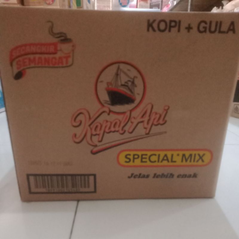 

kardus karton bekas kopi kapal api spesial mix dan kopi abc untuk keperluan packing