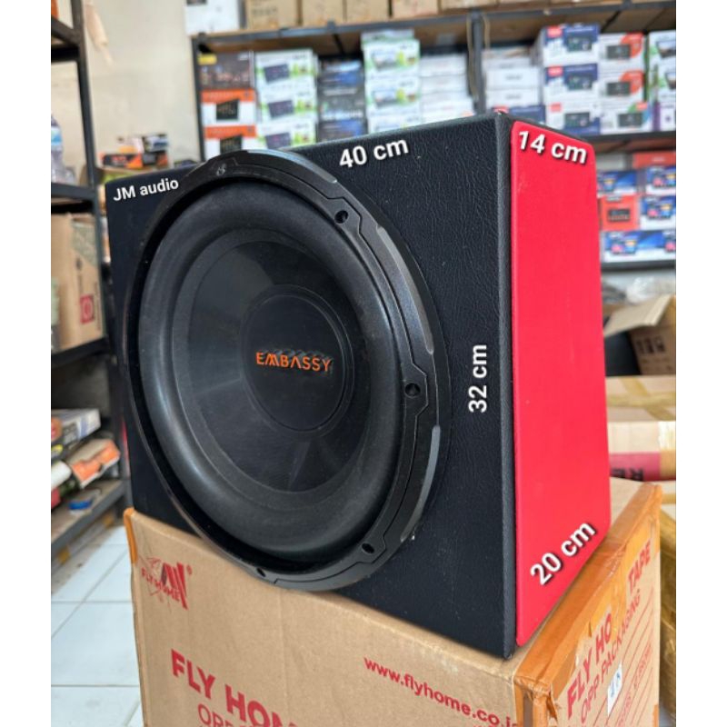 Speaker SUBwoofer Pasive Embassy 12inch max 400/600Watt Universal