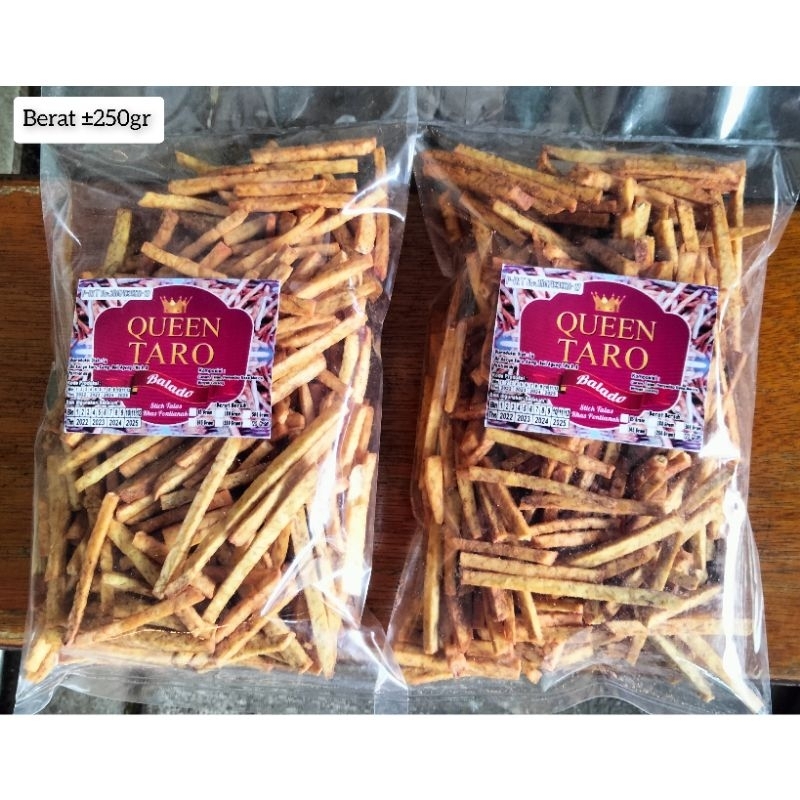 

Stick Talas Khas Pontianak / Stik Talas Queen Taro / Snack Talas / Oleh oleh Khas Pontianak / Keripik Talas / Keripik Keladi