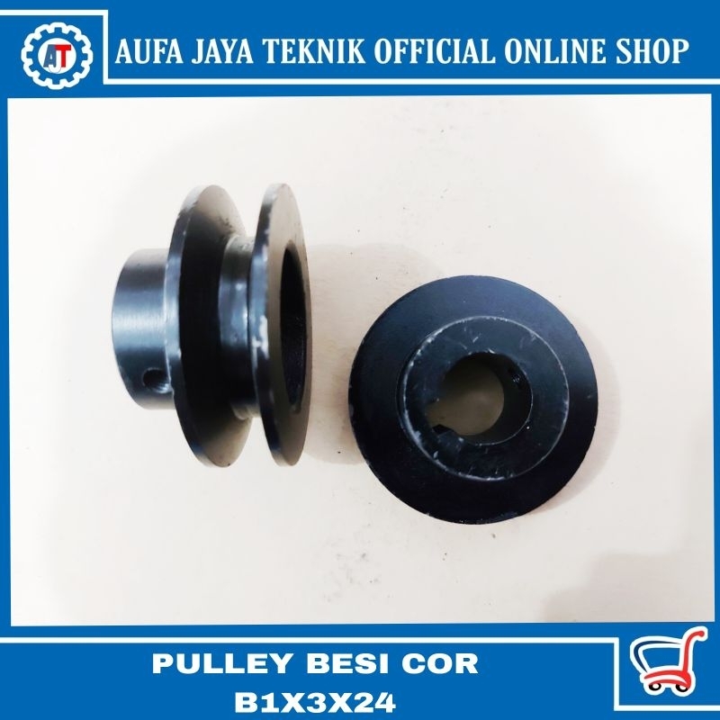 puli besi cor B1X3X24 Puli dinamo 1hp