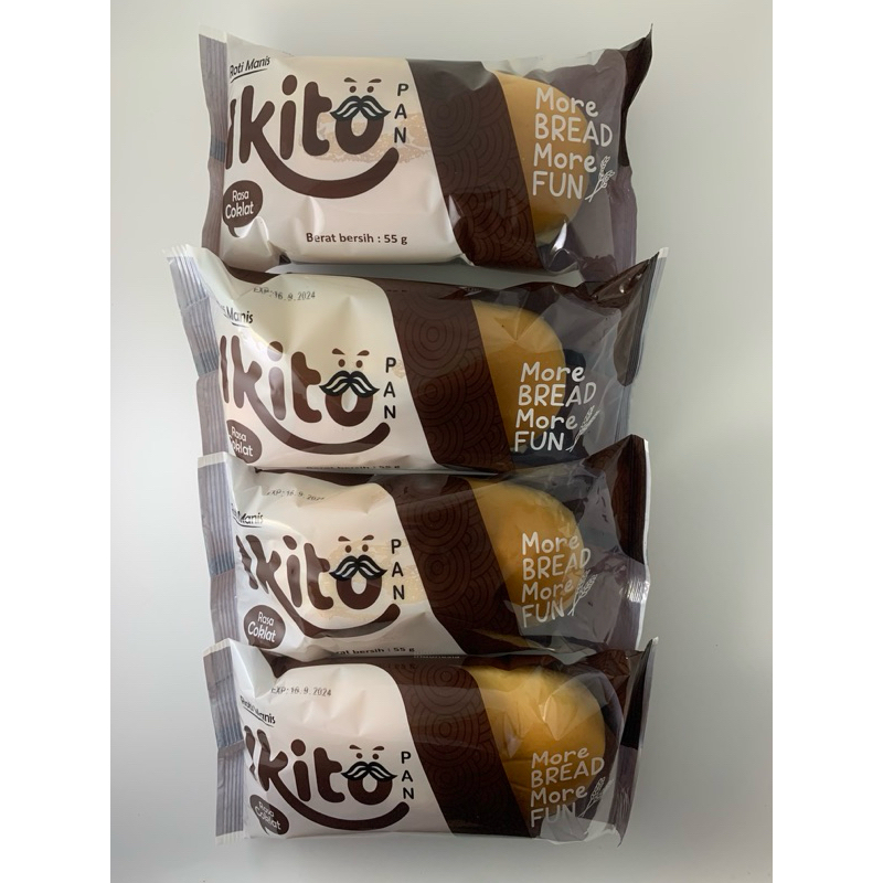 

Paket 4 Roti Ikito Pan rasa Cokelat, 220 gram