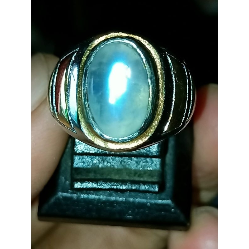 Cincin Batu Biduri Bulan Cylon , Sri Lanka