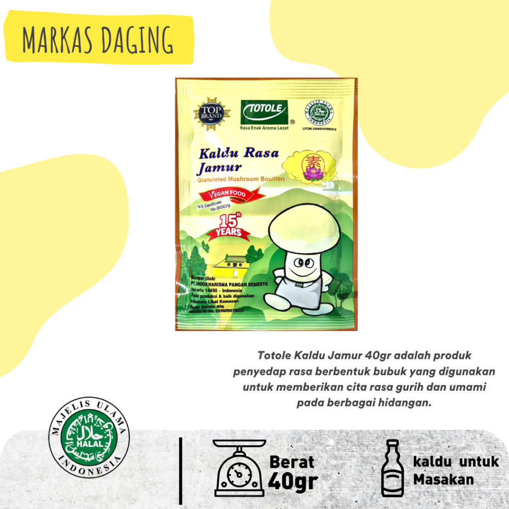 

Totole Kaldu Rasa Jamur [Halal]
