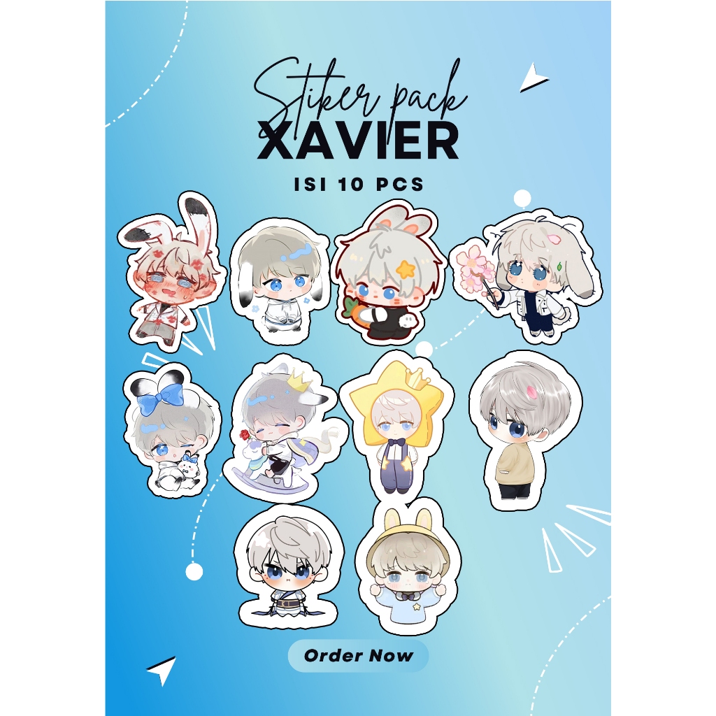 

STIKER GAME LOVE AND DEEPSPACE XAVIER 1PACK