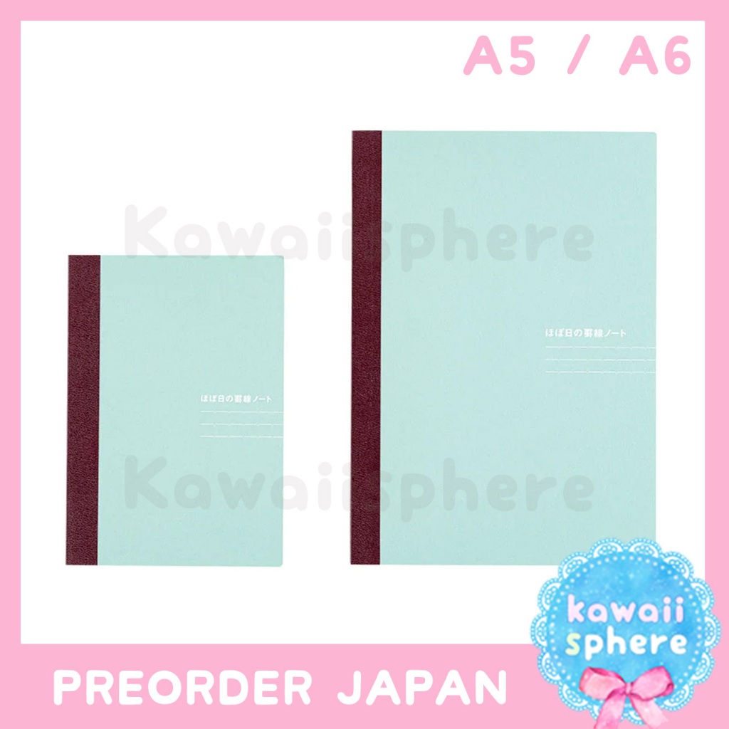 

Hobonichi Lined Notebook A5 / A6 | Tomoe River Paper Book | Ruled / Bergaris | Preorder