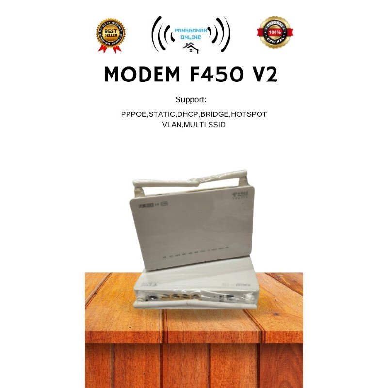 MODEM ONT EPON ZTE F450 V2