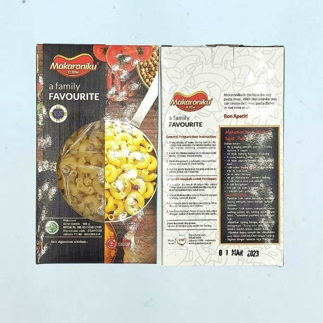 

Egafood Makaroniku Elbow Maccaroni Makaroni 100gram / 100 gr