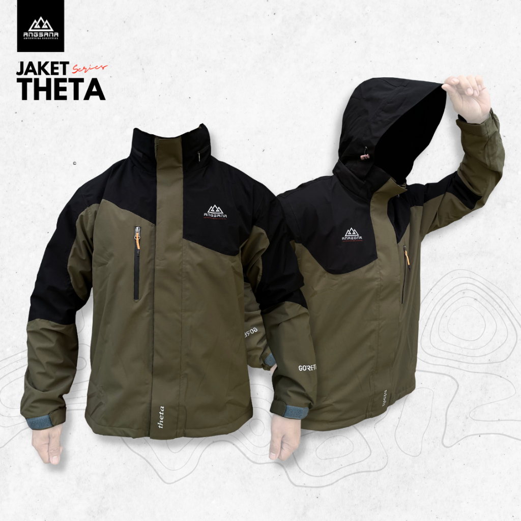 Jaket Original Angsana Seri Theta Jaket gunung Outdoor Waterproof High Quality Perform