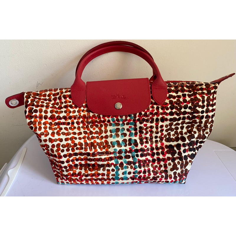 Preloved Longchamp Neo Fantaisie Polka Red