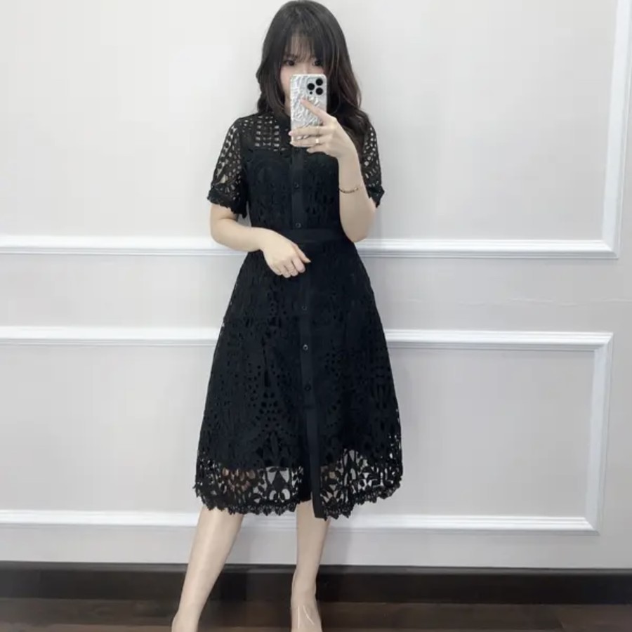 Dress hitam wanita/dress pesta hitam/mini dress hitam/dress pesta