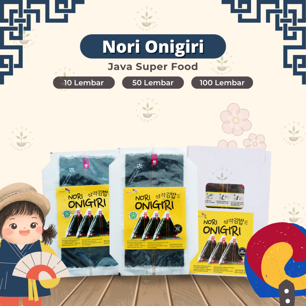 

Java Sushi Onigiri Nori Wrapper Khusus Bungkus Nori Triangle