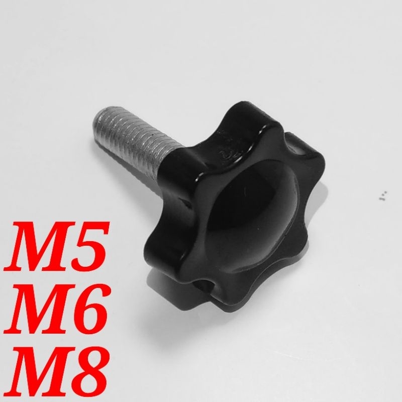 knob m5 m6 m8 baut kupu knop