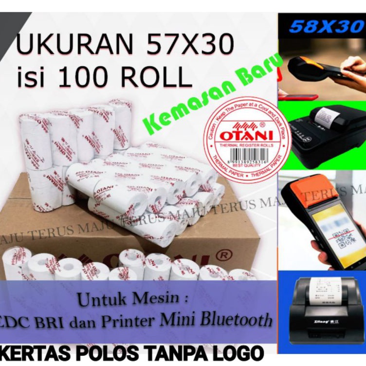 

PHKKP4543 Kertas Thermal Struk Perdus 57x3 Merk Otani
