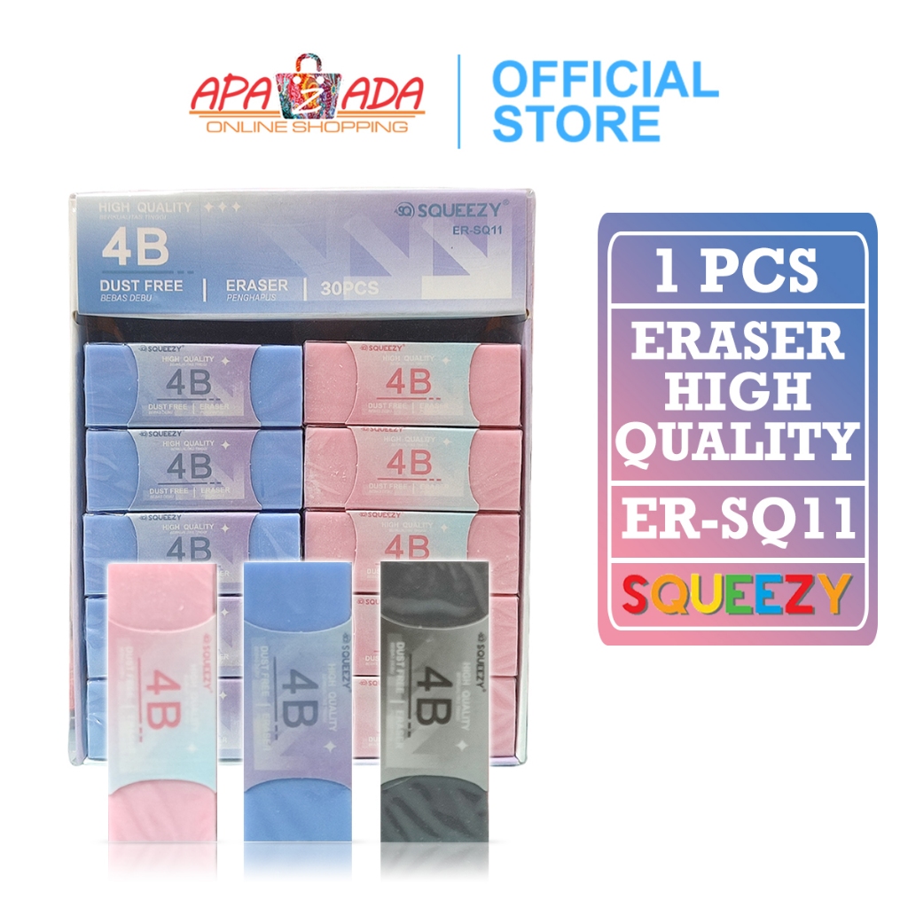 

Apazada - Penghapus Pensil Murah [1 Pcs] / Hapusan 4B / Eraser Pencil ER-SQ11