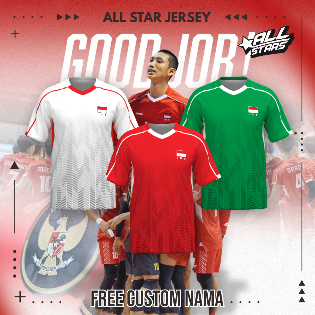 JERSEY TIMNAS VOLI INDONESIA | JERSEY VOLI | JERSEY VOLI TIMNAS | JERSEY CUSTOM | JERSEY SEMARANG