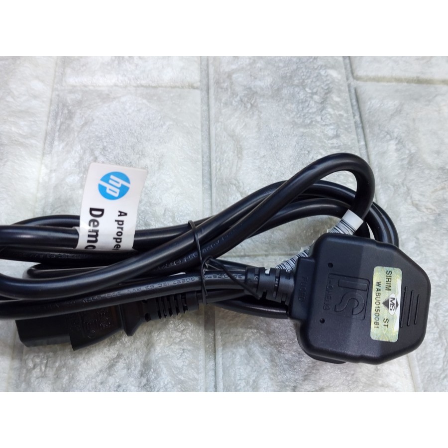 ORIGINAL HP KABEL POWER PC UPS DAN POWER SUPPLY 1.5 METER