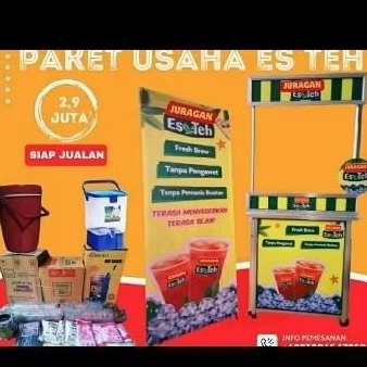 PAKET USAHA ES TEH SOLO / FRANCHISE ES TEH SOLO FREE DESAIN