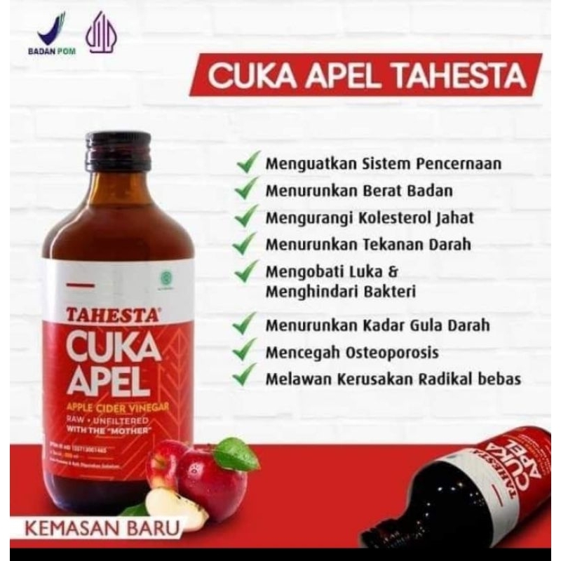 

Cuka Apel Tahesta 320ml original