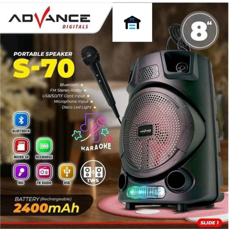 SPEAKER ADVANCE 1 MIC 8'(S-70)