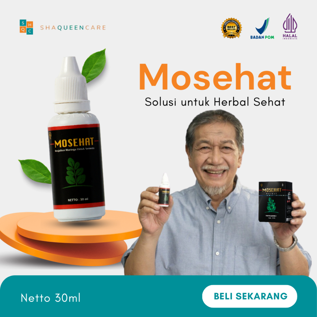 Mosehat Obat Radang Usus Herbal Ampuh Berkhasiat Terbuat dari Ekstrak moringa Daun Kelor Habbatussau