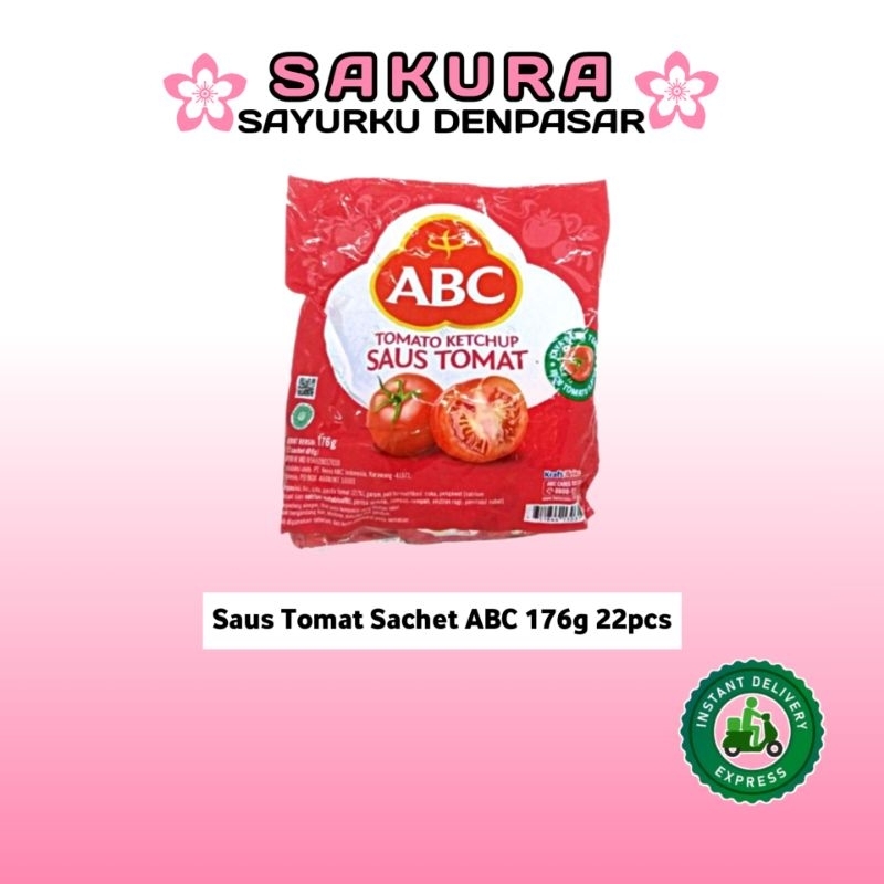 

Saus Tomat Sachet ABC 176g 22pcs - SAKURA